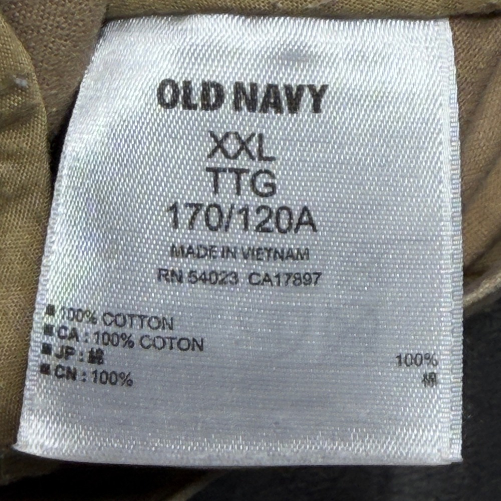 Old Navy Jacket Womens XXL Khaki Tan 100% Cotton Utility Field Drawstring Spring - Picture 4 of 7